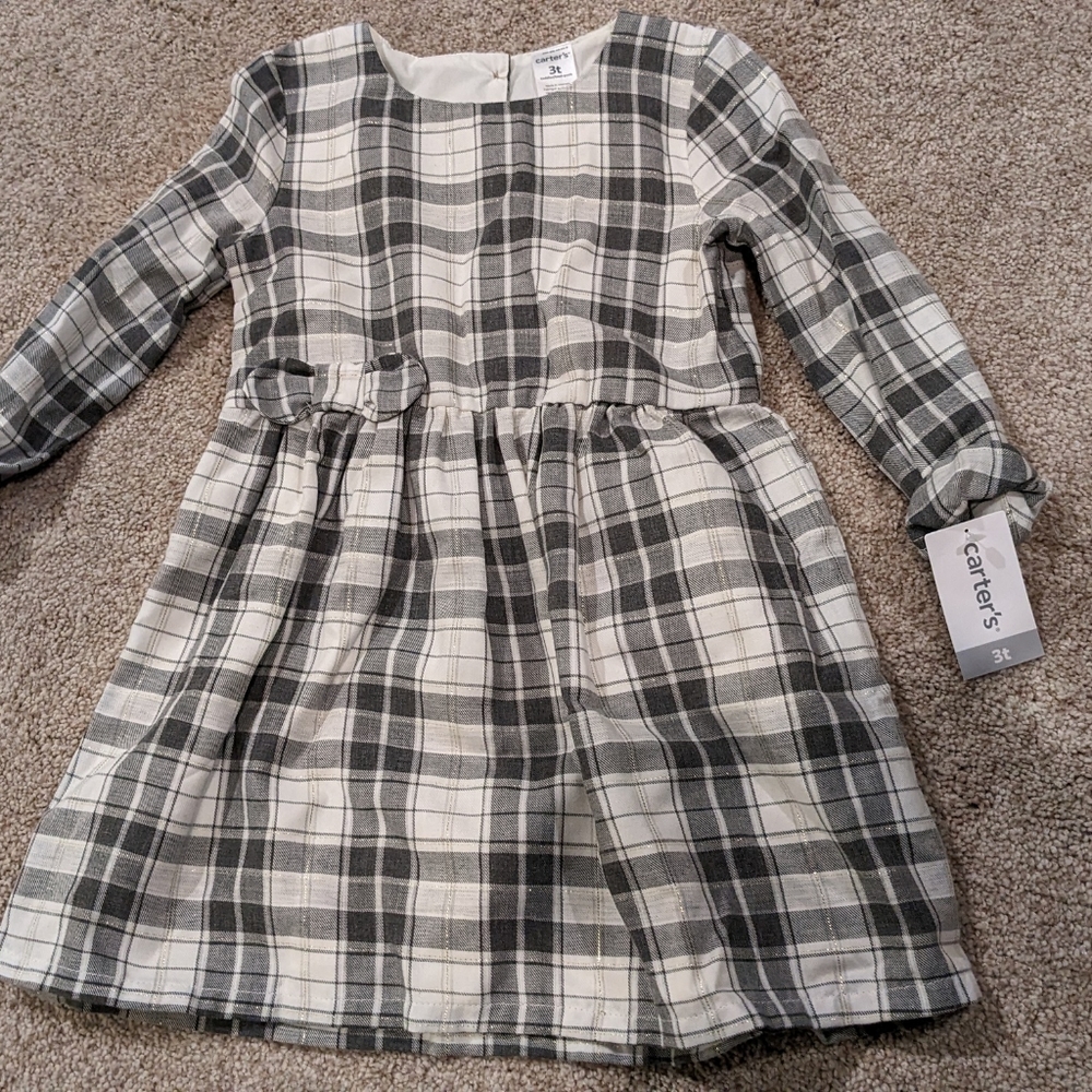 Toddler plaid dress
